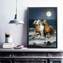 5D DIY Full Drill Diamond Painting Cross Stitch Embroidery Kit (A944 Horse)