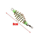 5 Pcs Wire Method Carp Fishing Feeder Swim Feeders Spring Feeder Lead Sinker