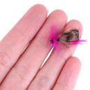 32PCS Assorted Tube Fly Set Fishing Lures Salmon Flies Trout Baits With Box
