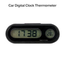 2in1 LED Digital Auto Car Clock Thermometer Temperature  Backlight