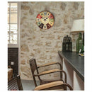12 Inch Retro Wooden Wall Clock Farmhouse Decor, Silent Non Ticking Wall Cl Z7W7