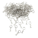 100pcs Stainless Steel Body Clips Pin Shell For 1/10 1/16 RC CAR  HSPã€S M&