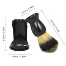 Men'S Shaving Brush Holder Stand & Hair Beard Brush Shaving Tools Wet Shavin Gw