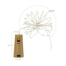 8PCS Bottle Light Cork Shape For 2M 20 LED Wine Bottle String Party Romantic AU