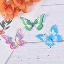96pcs Mixed Butterfly flowers Edible Glutinous Wafer Rice Paper Cake Decorat Gw