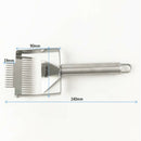 Double Tooth Honey Uncapping Fork Scraper Stainless Steel Bee Hive Uncapper