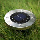12 LED Solar Buried Light Path Waterproof Underground Lamp(1pc/Warm White)