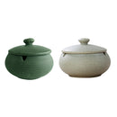 2pcs Ceramic Ashtray with Lid Cigarette Ash Holder for Desktop Office
