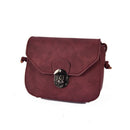 Fashion Women PU Leather Messenger Bag Ladies Lock Shoulder Crossbody Bag A