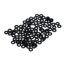 100Pcs Hunting Rubber O Ring Black Washer Flights Darts Arrow Tips AccessoriesM&