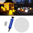 LED RGB Floating Ball Light Colorful Garden Pool Pond Decor Light Waterproof