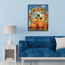 Pumpkin 5D DIY Full Round Drill Diamond Painting Art Cross Stitch (B2380)
