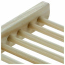 Wood-color Trapezoid Natural Wood Soap Plate Box Bath Soap Tray Holder Dish