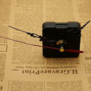 Wall Clock Quartz Movement Mechanism Repair Set DIY Hands Kit Black Parts-Tool
