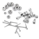480pcs M2 M3 M4 304 Stainless Steel Hex Socket Head Cap Screws Nut Kit Set + Box