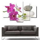 Canvas Decorative Wall Art Paintings Orchid&Rock Print No Framed 30/40/50cm
