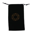 1pc Special Velvet Tarot Card Set Storage Bag Six-Pointed Star Pattern Bag JO3C