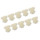 10x Wood Trimming Craft Album Dexterity Baby Clothes Paneling DIY Craft