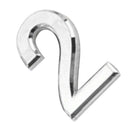 Plastic Numeric Digit 1 & 2 DIY House Hotel Door Address Plaque Number Digits