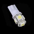 10X New White T10 5050 W5W 5 SMD 194 168 LED Car Side Wedge Tail Light Lamp Bulb