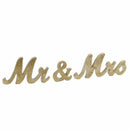 Mr & Mrs Sign Wedding Sweetheart Table Decorations for Wedding Photo Props  Q2X7