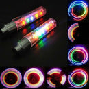 5 LED Flash Light Bicycle Motorcycle Car Bike Tyre Tire Wheel Valve Lamp