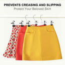 Pant Hangers Skirt Hangers with Clips 20 Pack Metal Trouser Clip Hangers fo