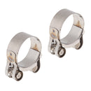 2 Pcs/lot Motorcycle Exhaust Pipe Clamp Clip 44-47mm & 48-51mm