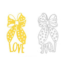 Metal Cutting Dies DIY Scrapbooking Album Paper Cards Craft (Bow MS-1024) A