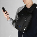 Kingsons Chest Bag Men's Crossbody Bag Small For Men For Single Shoulder St T8E6