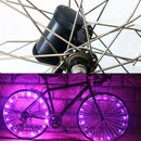 2.2m 20LED Pink Bicycle Wheel Rim Spoke Strip Light USB Rechargeable Lamp