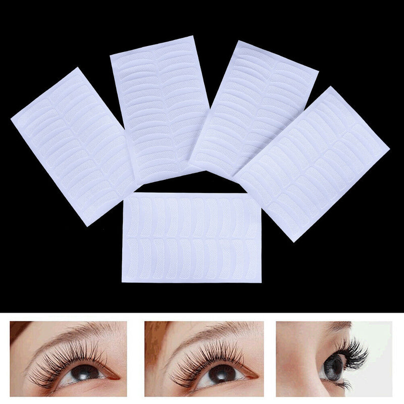New 100 Pcs Eyelash Extension Fabrics Pads Stickers Patches Adhesive Tape To JR
