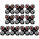 10pcs Solder Type Right Angle Female