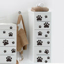 Home Bedroom Wall Stickers Mobile  Dog Paw Waterproof