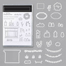 Transparent Silicone Seal+Cutting Dies Paper Cutting Mold for Scrapbooking A