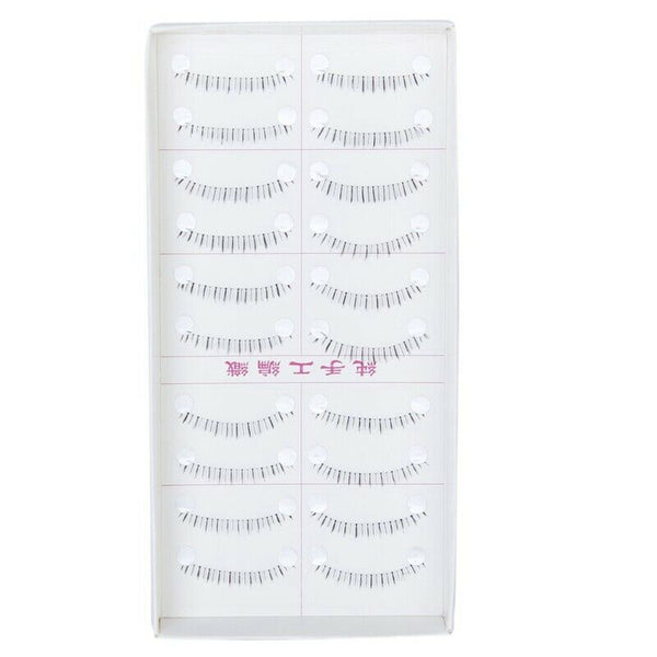 10 Pairs Lower Under Bottom False Eyelashes Eye Lashes Makeup Party B5V6