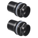 2-Pc Aquarium Fish Tank Air Pump Control Valves Joint Connector Adaptor 25mm Dia