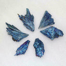 Natural Quartz Crystal Rainbow Titanium Cluster Mineral Specimen Healing 30 E8Y4