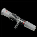 24/40 Glass Vacuum Take-off Adapter Laboratory Straight Tube Gas Inlet Adap  ME