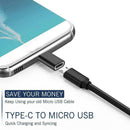 USB 3.1 Type C Female to Micro USB Male Data Adapter Converter USB-C Connec G7O8