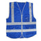 Hi Viz Vis T-Shirt High Visibility Reflective Tape Safety Work Top Blue