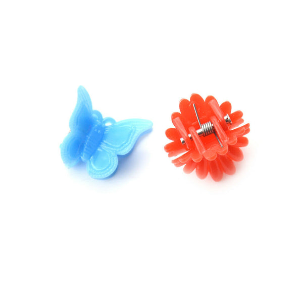 20pcs Cute Assorted Plastic Lovely Kids Girls Mini Hair Claw Clips Clamp  Z