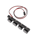 RC LED Light Bar Roof Lamp for 1/10 Traxxas Trx4 SCX10 D90 RC 4WD Crawler C M8C5