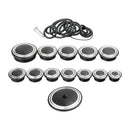 13x CNC Aluminum Frame Cover Decorative Caps for BMW R9T R NINE T 2014-2016