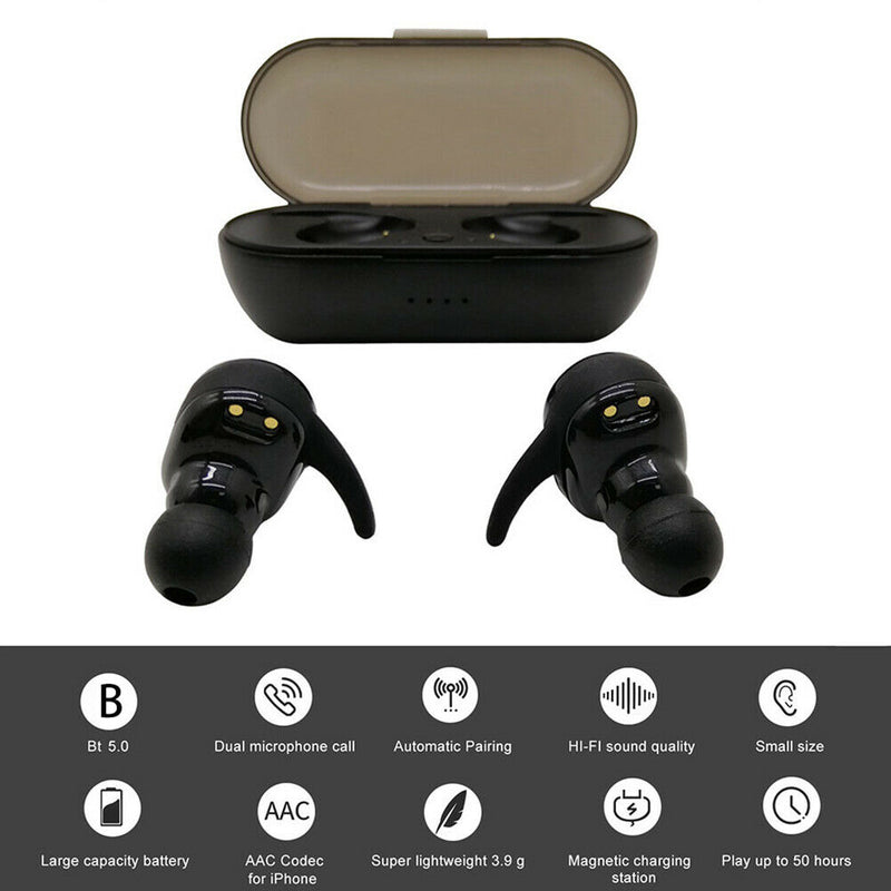 B1 Wireless Bluetooth Mini Earphones TWS Music Sports Headphones (Black)