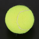 Yellow 4 cm diameter elastic foam tennis ball key ring keyring pendant V5Q6