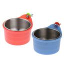 2x Bird Cage Accessories - Birds Feeder - Parrots Parakeet Budgies Feeding Cups