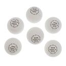 6x 3-Star 40+mm Table Tennis Balls for Advanced Training / Competition White