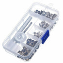Rivets Single Cap Rivet Tubular Metal Studs with Fixing Tool Kit for Leathe M6B5