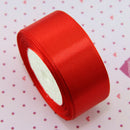 2Rolls 22m Single Face Satin Ribbon Bow Making Gift Wrap Crafts Trimming GUV
